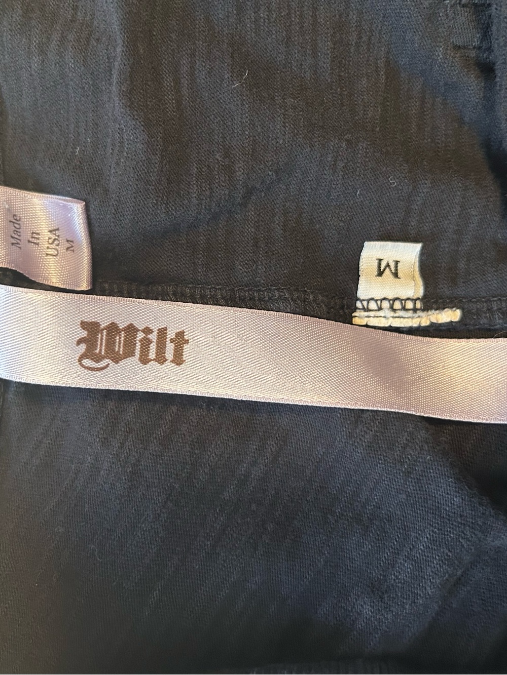 Wilt black cotton joggers - Picture 3 of 3